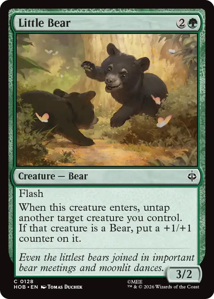 Petit ours — The Hobbit — Magic: The Gathering