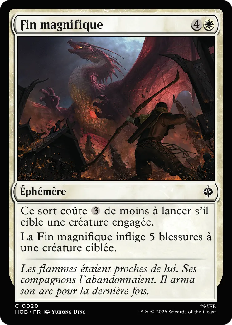 Fin magnifique — The Hobbit — Magic: The Gathering