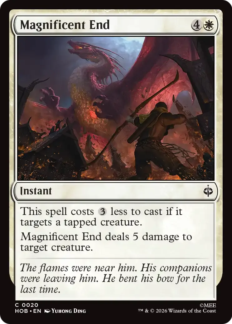 Fin magnifique — The Hobbit — Magic: The Gathering