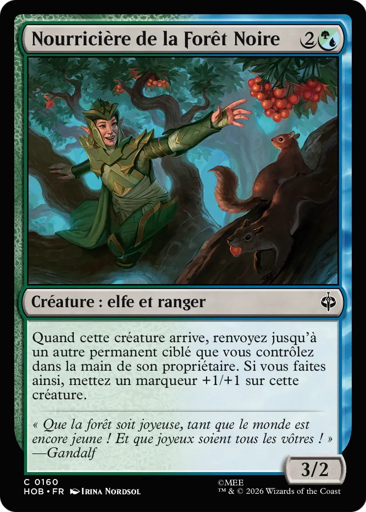 Nourricière de la Forêt Noire — The Hobbit — Magic: The Gathering