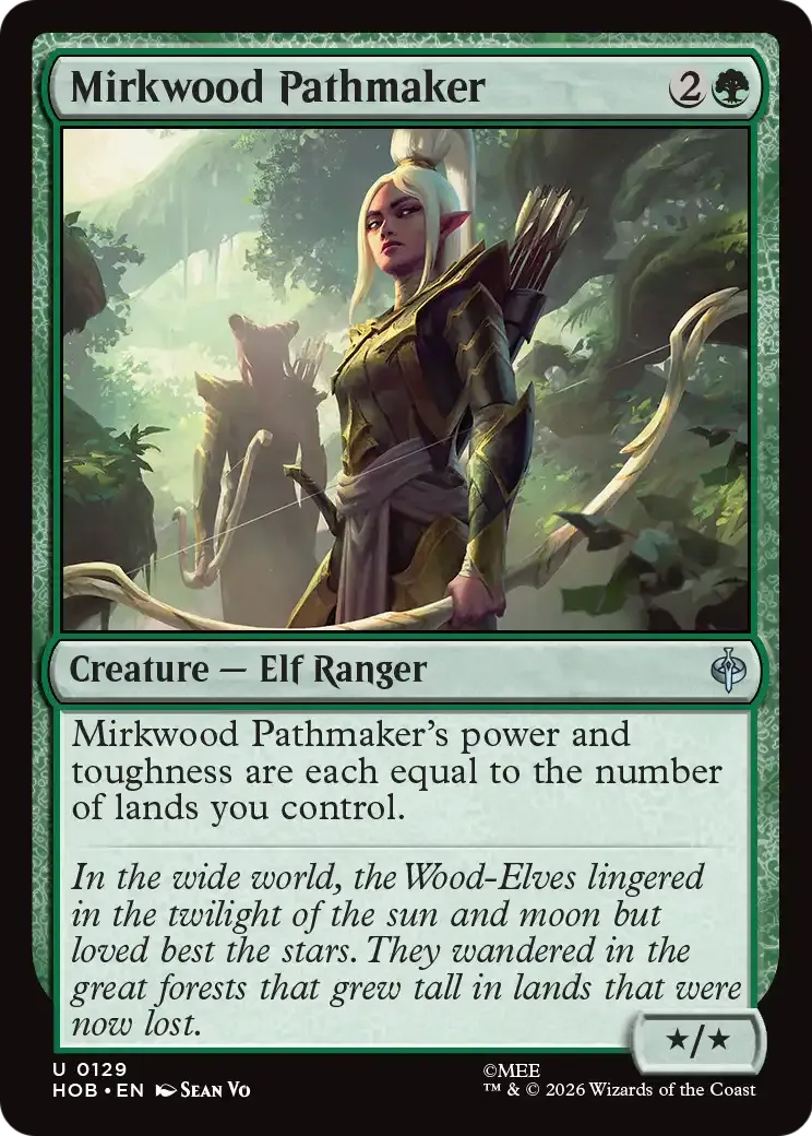 Mirkwood Pathmaker — The Hobbit — Magic: The Gathering
