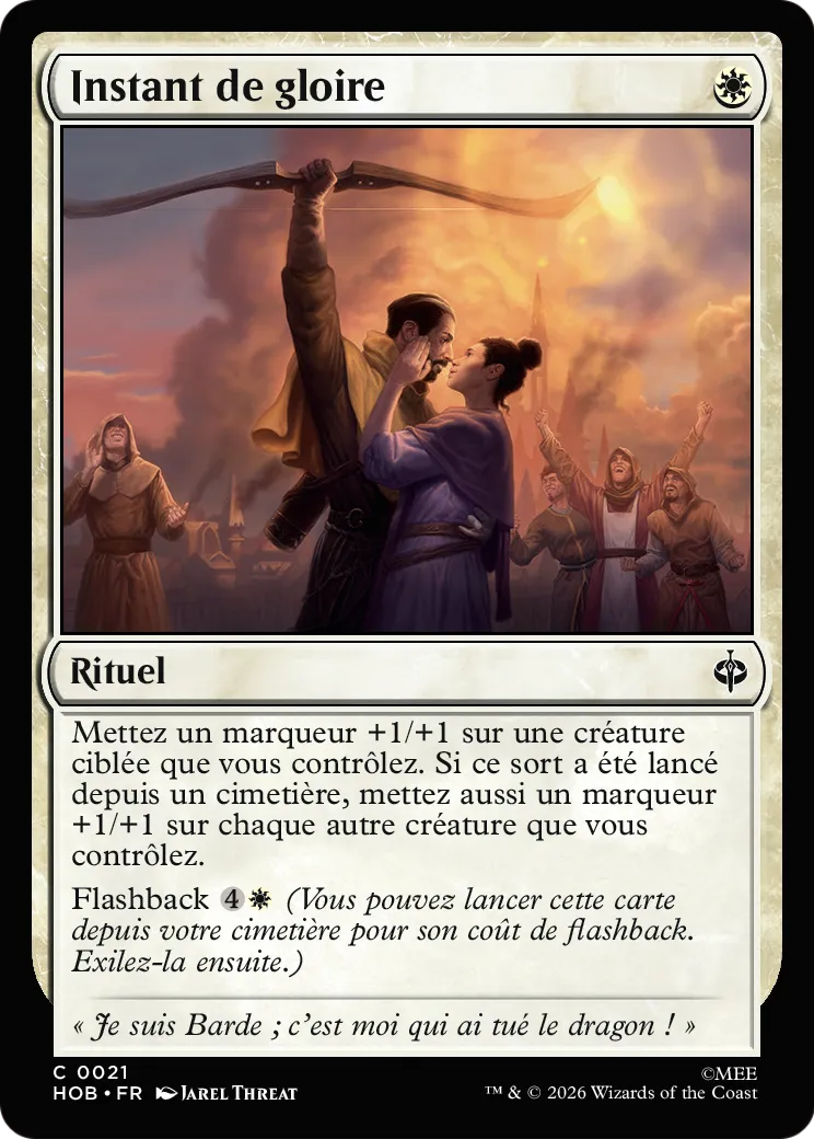 Instant de gloire — The Hobbit — Magic: The Gathering