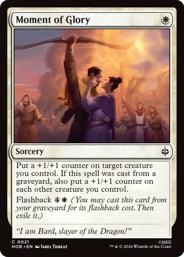 Moment of Glory — The Hobbit — Magic: The Gathering