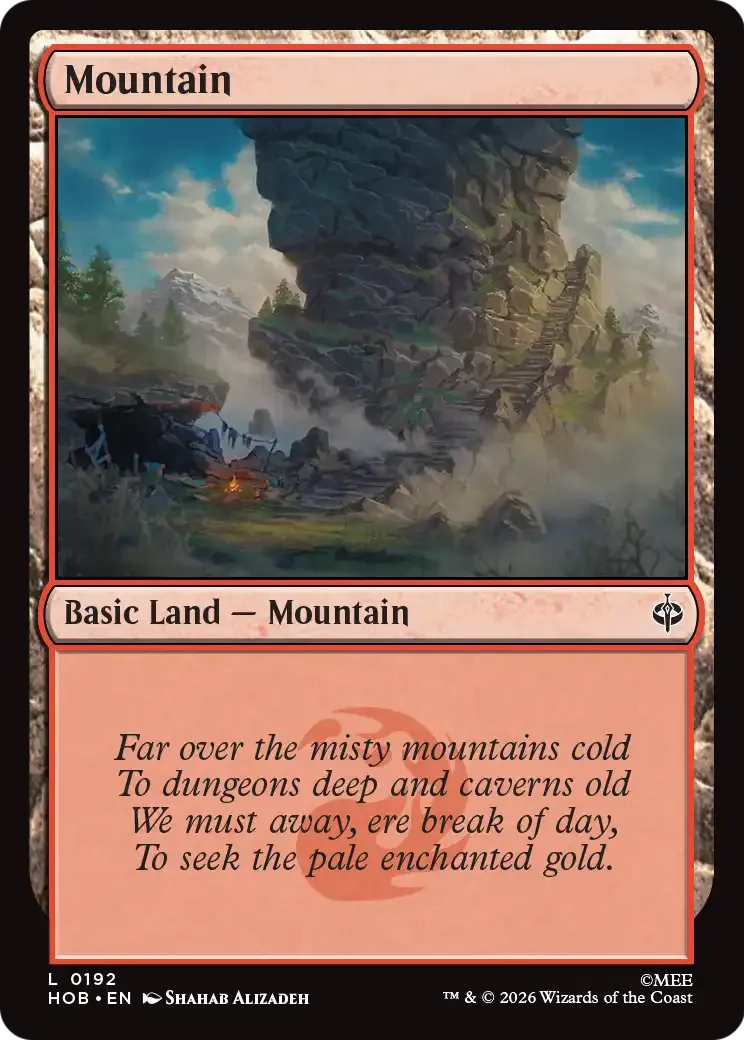 Montagne — The Hobbit — Magic: The Gathering
