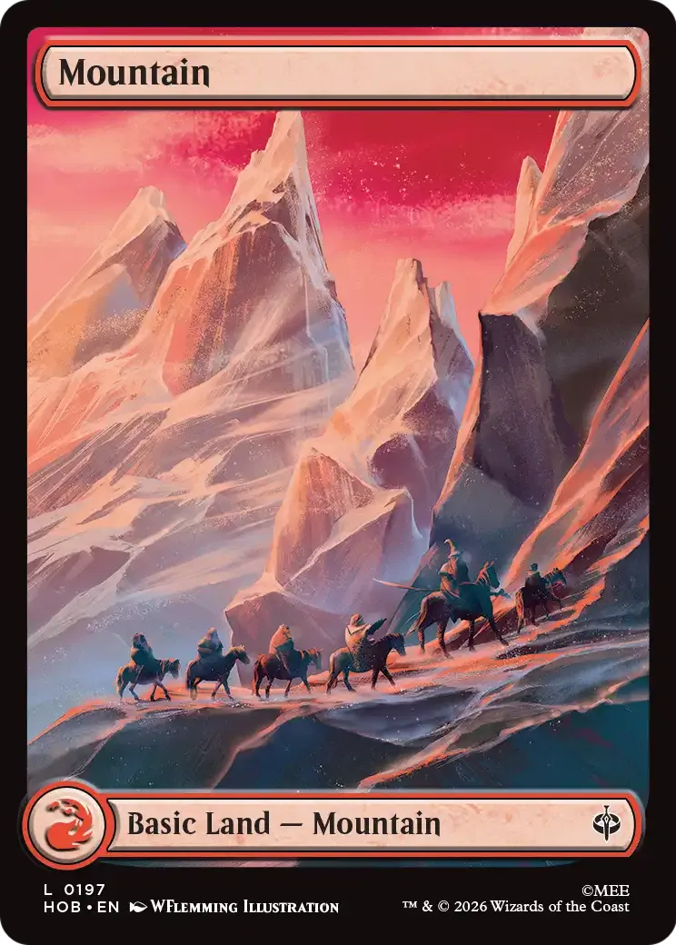 Mountain — The Hobbit — Magic: The Gathering