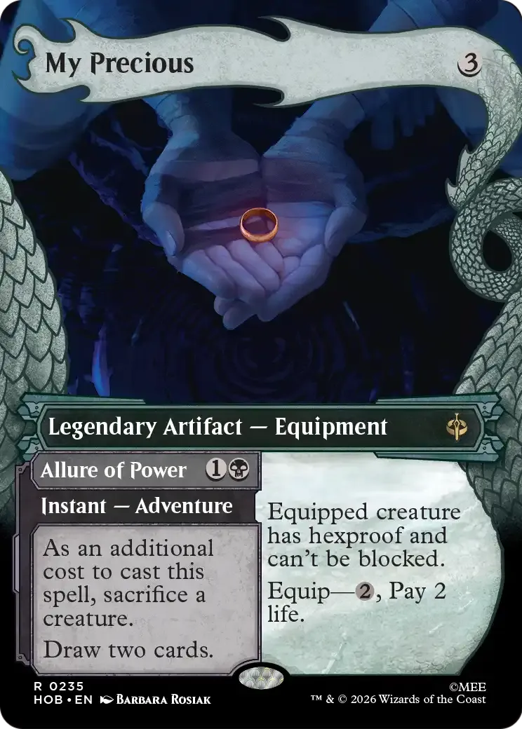 My Precious // Allure of Power — The Hobbit — Magic: The Gathering