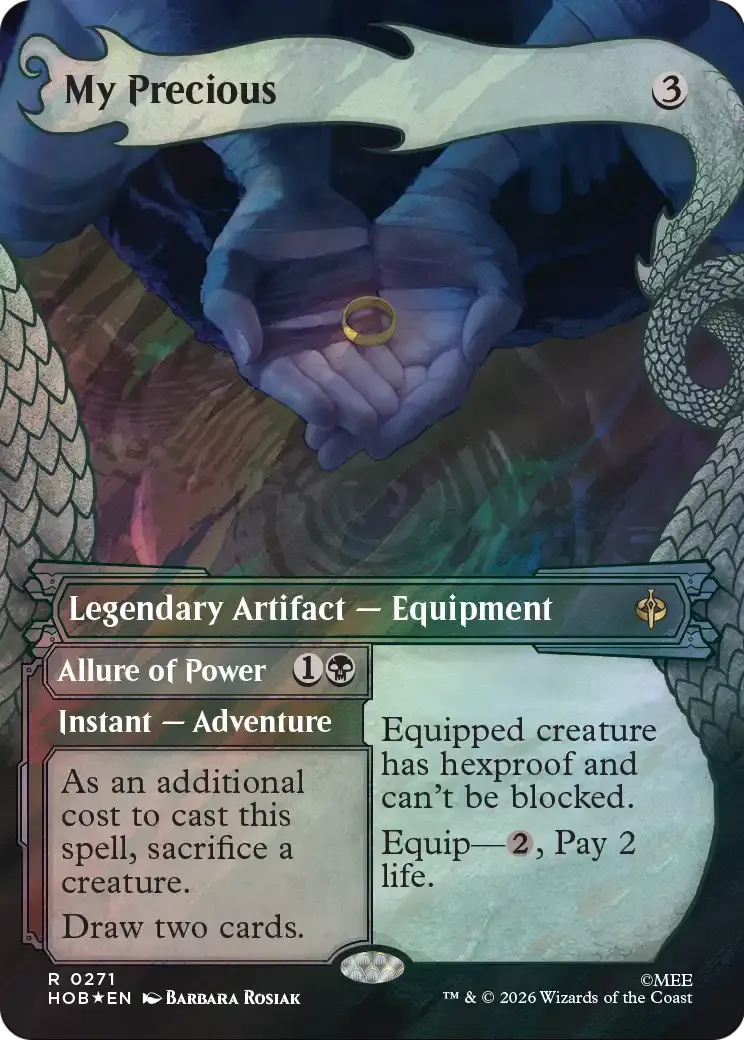 Mon Trésor // Allure of Power — The Hobbit — Magic: The Gathering