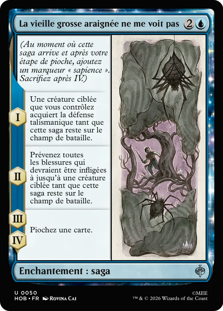 La vieille grosse araignée ne me voit pas — The Hobbit — Magic: The Gathering