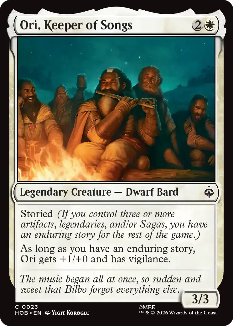 Ori, Keeper of Songs — The Hobbit — Magic: The Gathering