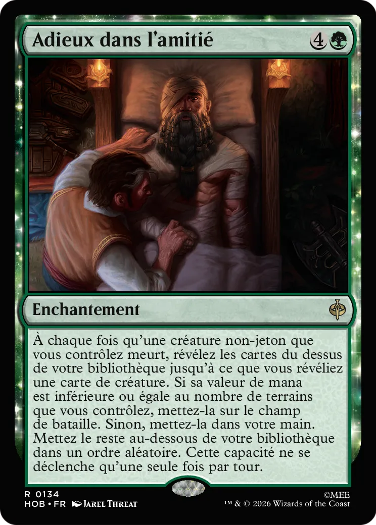 Adieux dans l'amitié from The Hobbit - Magic: The Gathering