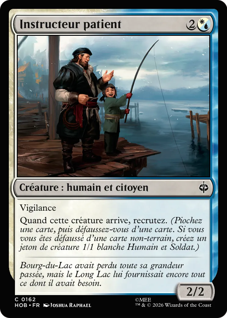 Instructeur patient — The Hobbit — Magic: The Gathering