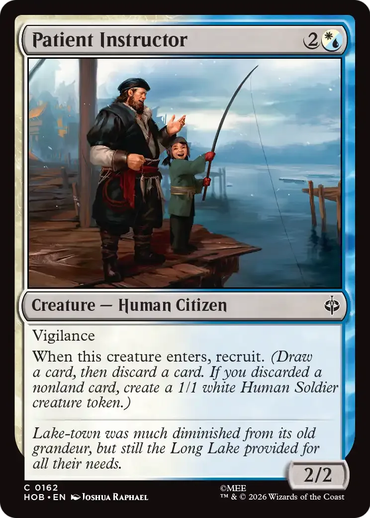 Patient Instructor — The Hobbit — Magic: The Gathering