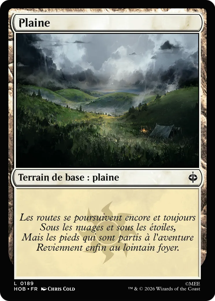 Plaine — The Hobbit — Magic: The Gathering