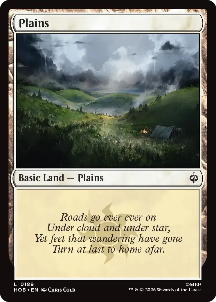 Plaine — The Hobbit — Magic: The Gathering