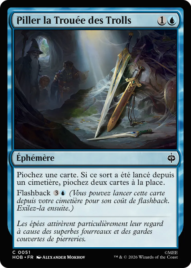 Piller la Trouée des Trolls — The Hobbit — Magic: The Gathering