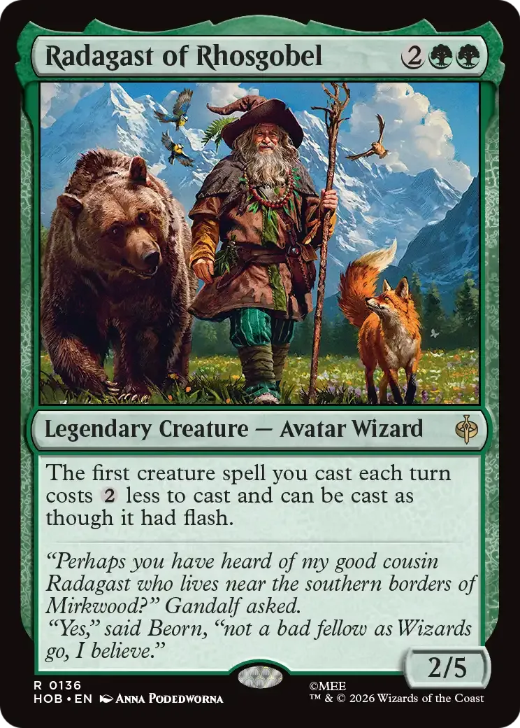 Radagast of Rhosgobel — The Hobbit — Magic: The Gathering