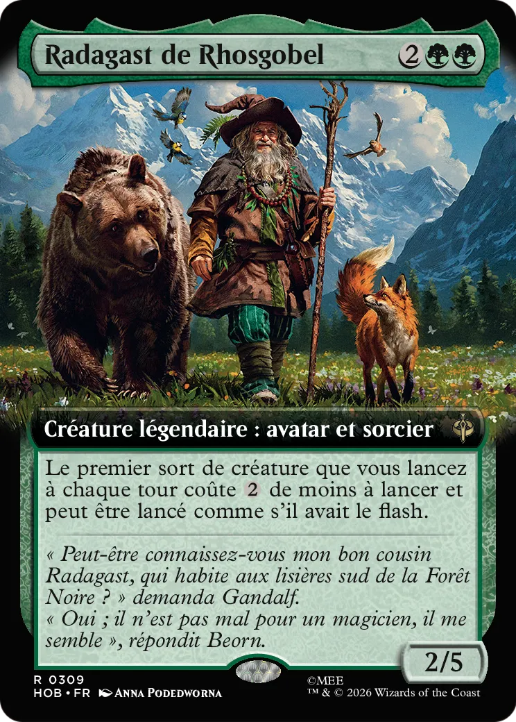 Radagast de Rhosgobel — The Hobbit — Magic: The Gathering