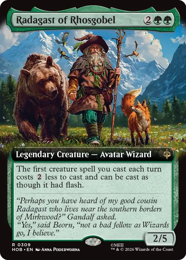 Radagast of Rhosgobel — The Hobbit — Magic: The Gathering