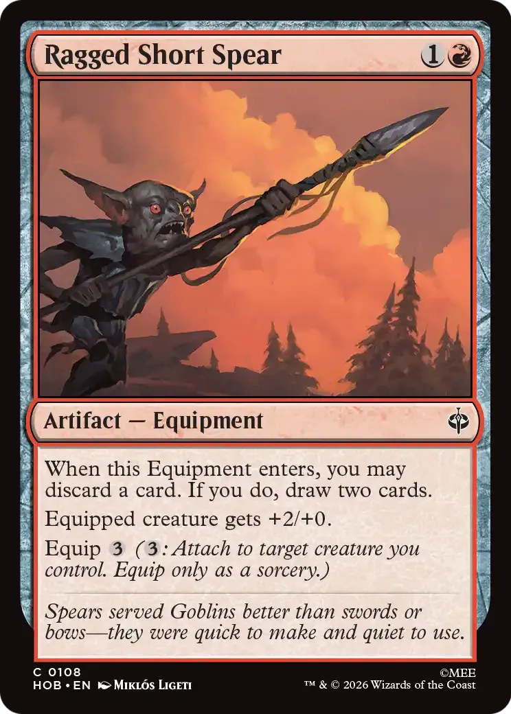 Lance courte piteuse — The Hobbit — Magic: The Gathering