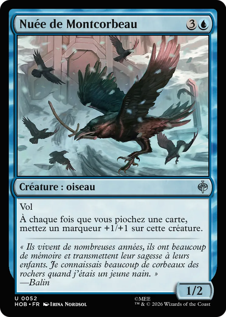 Nuée de Montcorbeau — The Hobbit — Magic: The Gathering