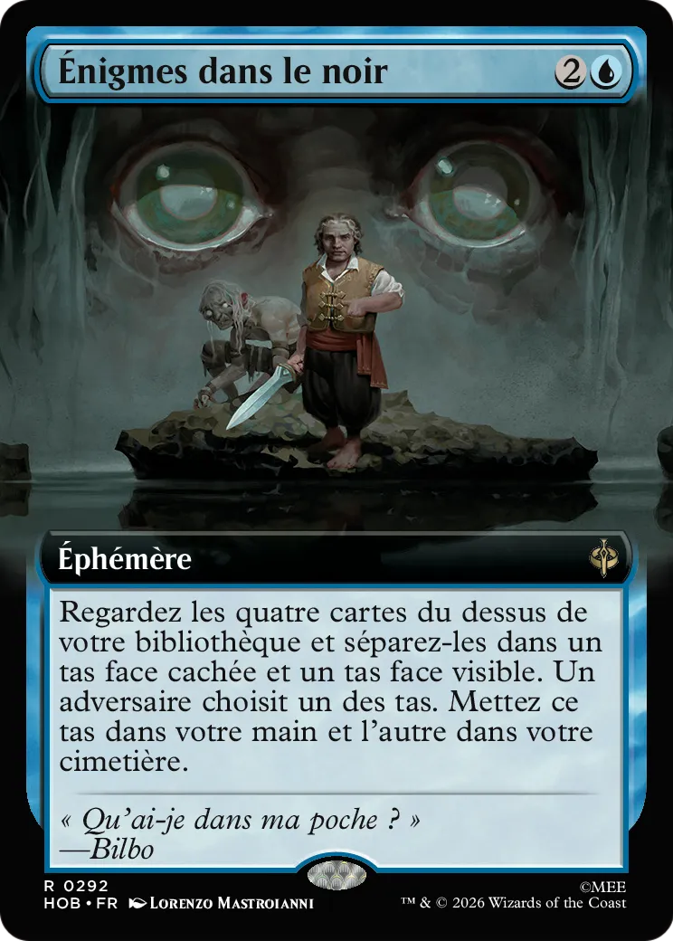 Énigmes dans le noir — The Hobbit — Magic: The Gathering