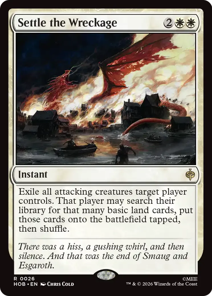 Settle the Wreckage — The Hobbit — Magic: The Gathering