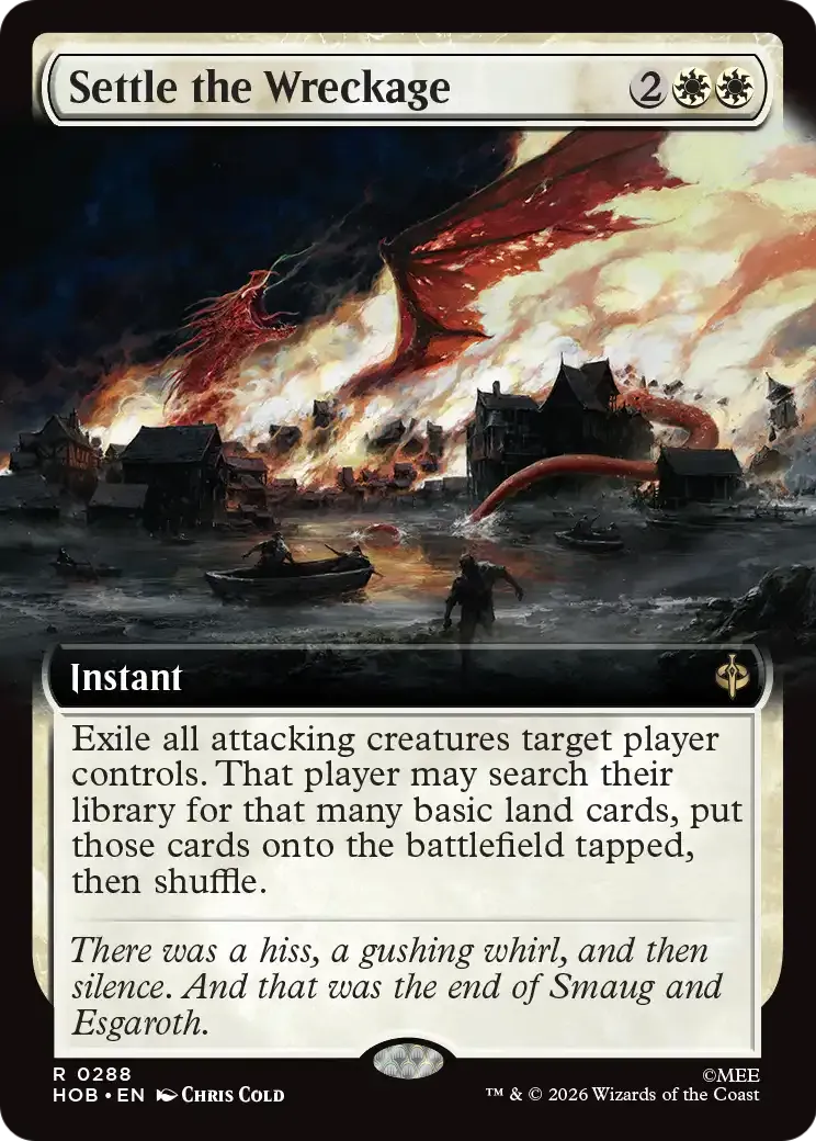 Settle the Wreckage — The Hobbit — Magic: The Gathering