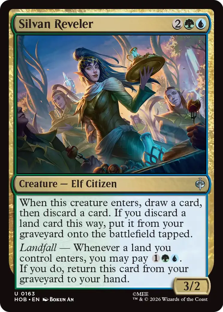 Silvan Reveler — The Hobbit — Magic: The Gathering