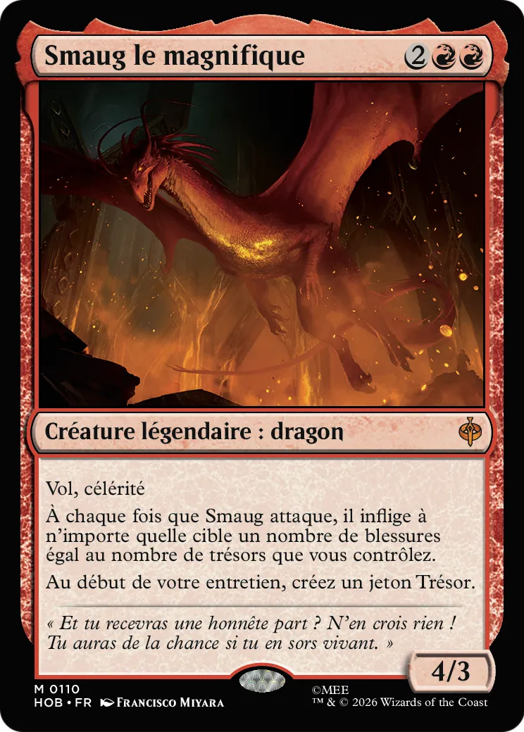 Smaug le magnifique — The Hobbit — Magic: The Gathering