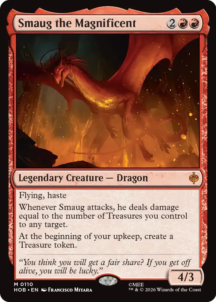 Smaug the Magnificent — The Hobbit — Magic: The Gathering