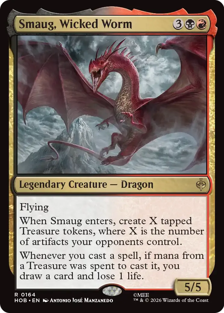 Smaug, ver mauvais — The Hobbit — Magic: The Gathering