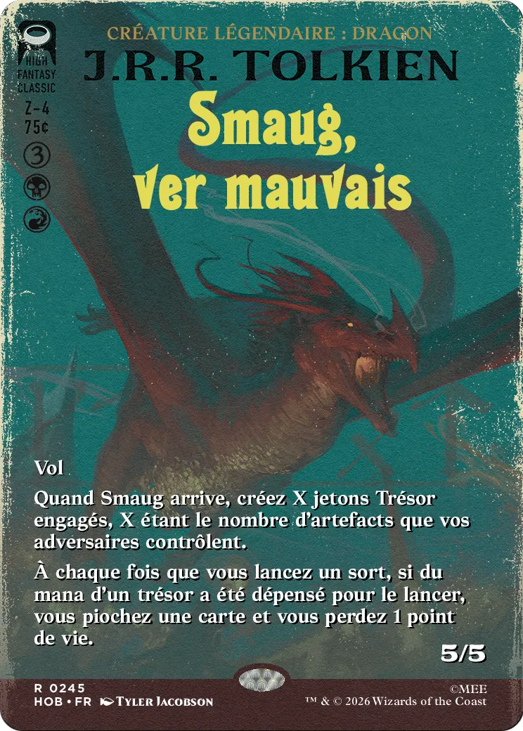 Smaug, ver mauvais — The Hobbit — Magic: The Gathering