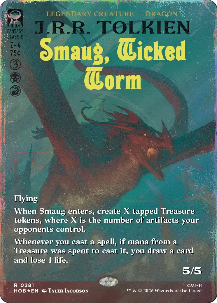 Smaug, ver mauvais — The Hobbit — Magic: The Gathering