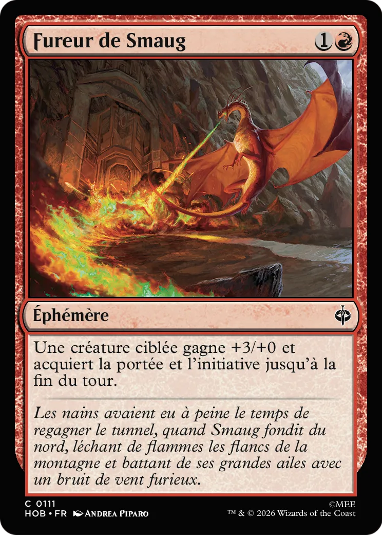 Fureur de Smaug — The Hobbit — Magic: The Gathering