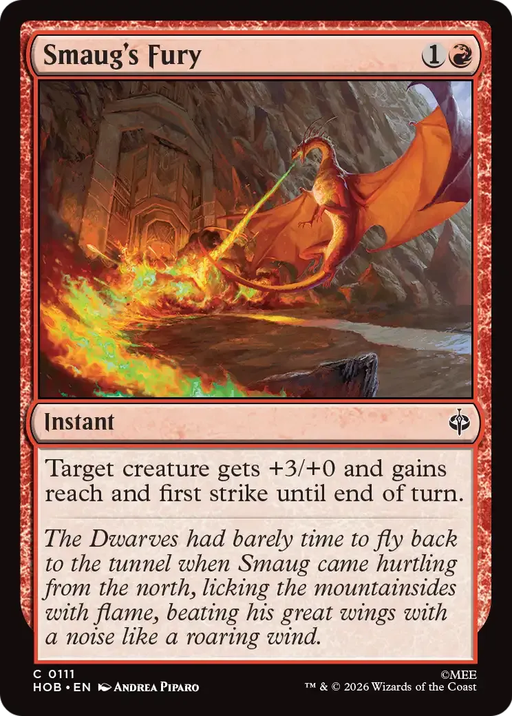 Fureur de Smaug — The Hobbit — Magic: The Gathering