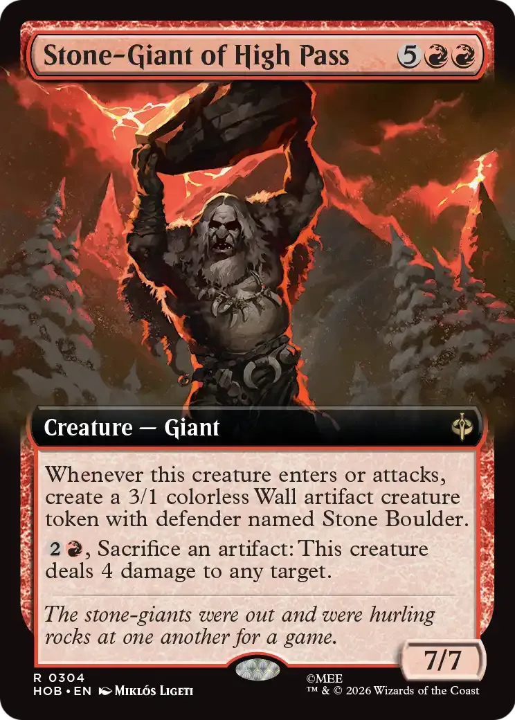 Stone-Giant of High Pass — The Hobbit — Magic: The Gathering