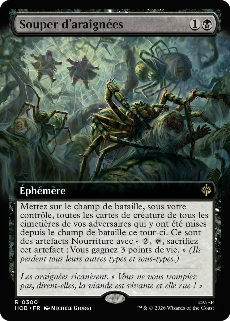 Souper d'araignées — The Hobbit — Magic: The Gathering