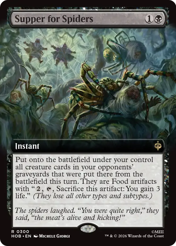Supper for Spiders — The Hobbit — Magic: The Gathering