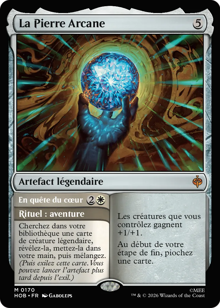 La Pierre Arcane // Seek the Heart — The Hobbit — Magic: The Gathering