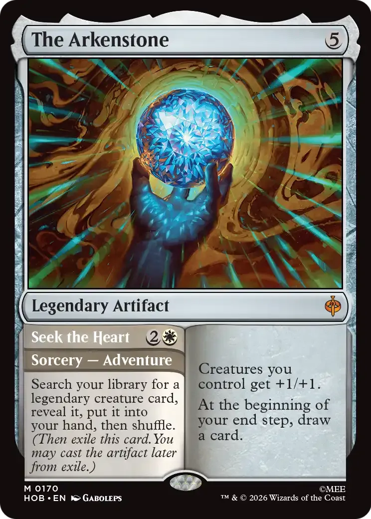 The Arkenstone // Seek the Heart — The Hobbit — Magic: The Gathering