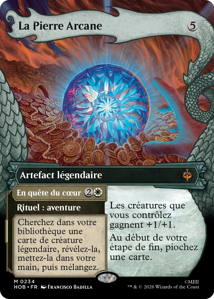 La Pierre Arcane // Seek the Heart — The Hobbit — Magic: The Gathering