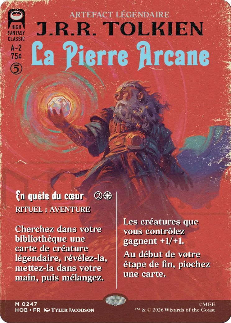 La Pierre Arcane // Seek the Heart — The Hobbit — Magic: The Gathering