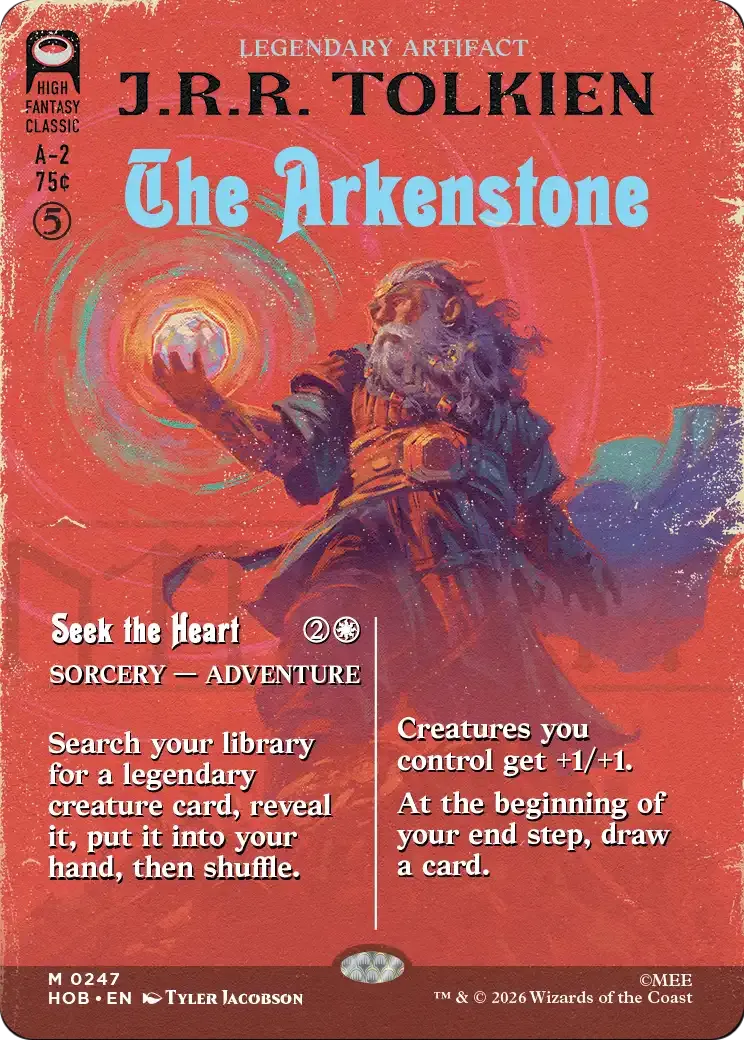 The Arkenstone // Seek the Heart — The Hobbit — Magic: The Gathering