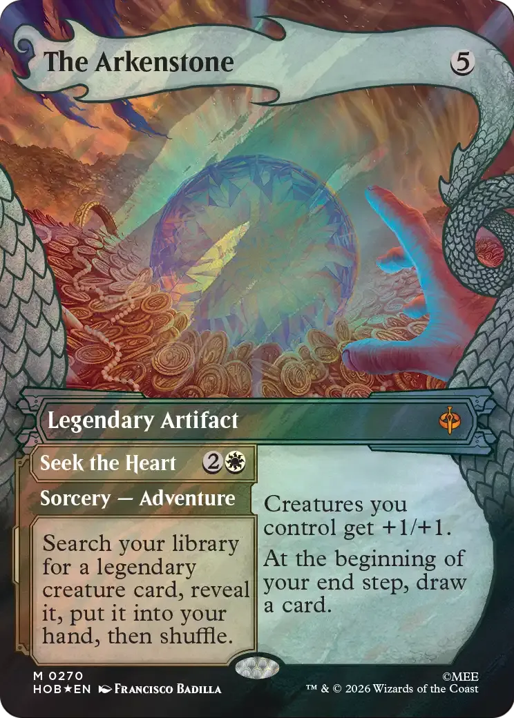 La Pierre Arcane // Seek the Heart — The Hobbit — Magic: The Gathering