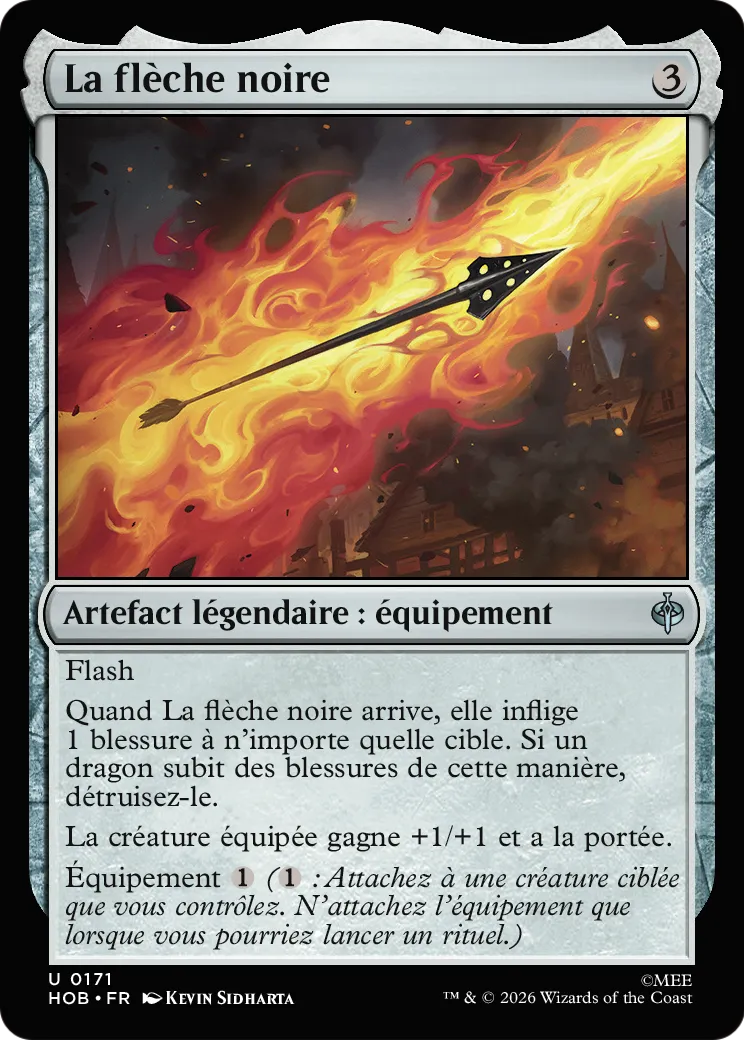 La flèche noire — The Hobbit — Magic: The Gathering