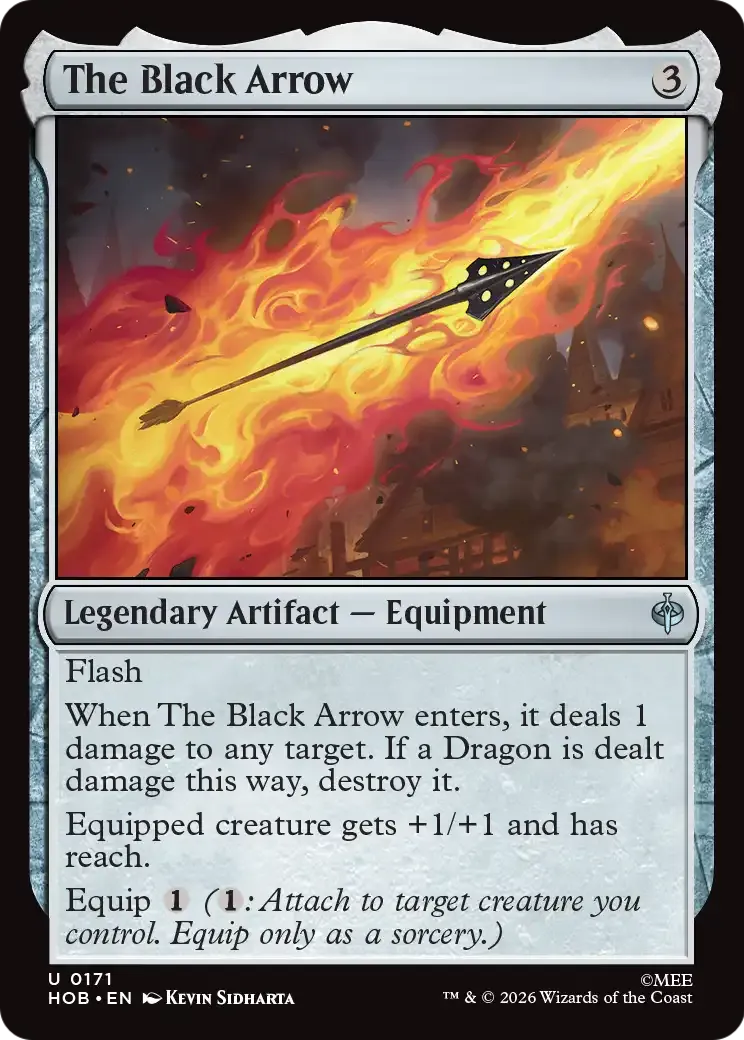 La flèche noire — The Hobbit — Magic: The Gathering