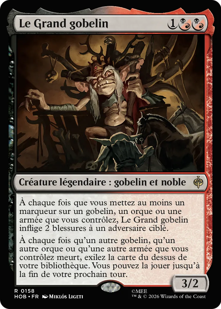 Le Grand gobelin — The Hobbit — Magic: The Gathering