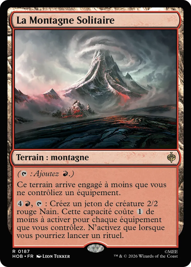 La Montagne Solitaire — The Hobbit — Magic: The Gathering