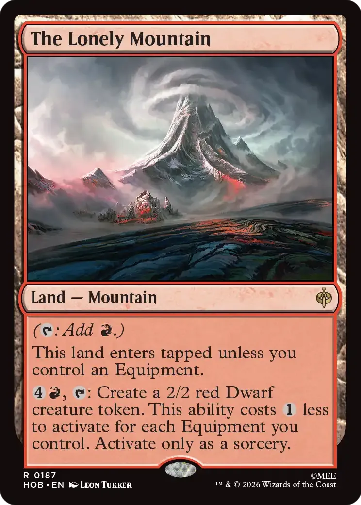 The Lonely Mountain — The Hobbit — Magic: The Gathering