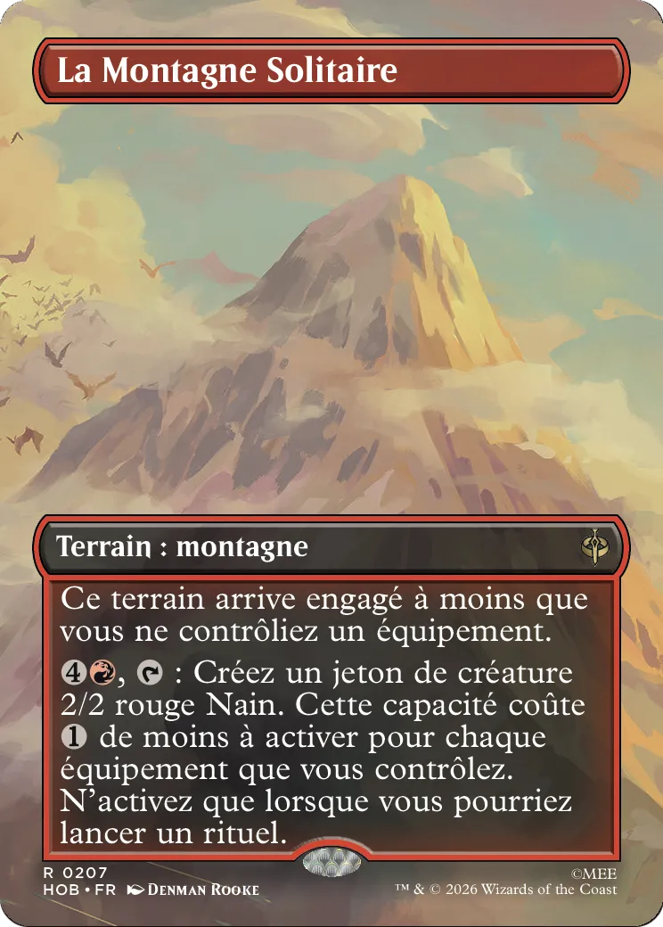 La Montagne Solitaire — The Hobbit — Magic: The Gathering